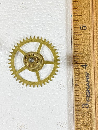 Sessions Clock Movement Time Side 3rd Wheel (See Pics To ID Movement) (KD1082)