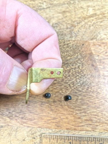 Made In China Clock Movement Pendulum Bridge (See Pics To ID Mvmt)    (K9650)