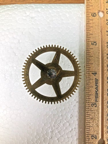 Smiths Enfield Clock Movement Time Side 2nd Wheel (See Pics To ID Mvmt) (K9261)