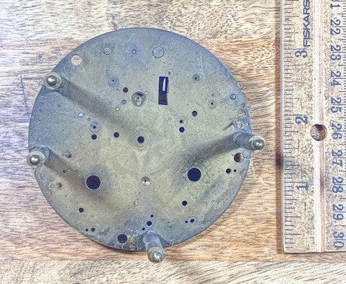 Japy Freres Clock Movement Front Plate (Pivots Look Good) (KD492)