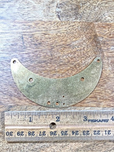 Hermle 132-071 Clock Movement Lower Front Plate (Pivots Look Good) (K9187)
