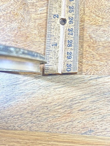 Old Metal Clock Dial Pan Trim Ring (5.36 Inch Dia, 4.84 Inner Dia)     (KD164 )