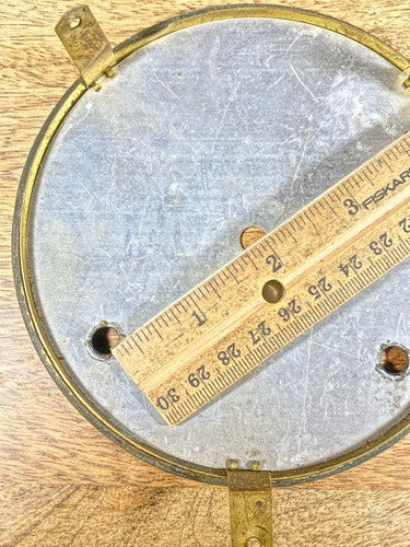 Old Seth Thomas Clock Movement Dial Pan  (K9986)