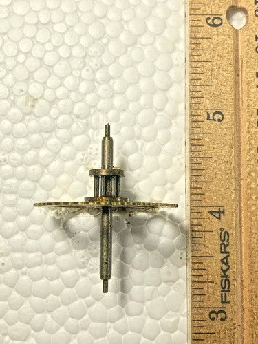 Ingraham (Stamped 2 25) Clock Mvmt Time Side 4th Wheel (See Pics To ID) (K8962)