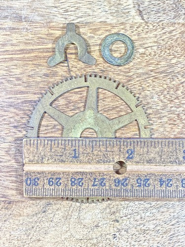 Unbranded 8 Day Clock Movement Count Wheel (See Pics To ID Mvmt) (KD1544