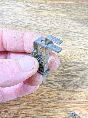 Gilbert Clock Movement (Stamped 24) Pendulum Bridge (See Pics To ID) (KD1150)