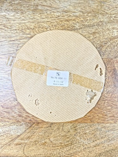 NOS 4 11/16 Inches Diameter Flat Clock Glass    (KD755)