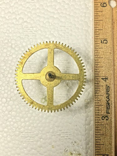 Korean LAVA Clock Movement Time Side 3rd Wheel (See Pics To ID Movement) (K8408)