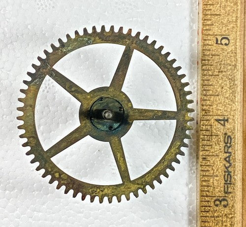 Sessions Clock Movement Time Side 2nd Wheel (See Pics To ID Movement)    (KD438)