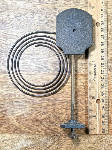 Old 7 3/4 Inch Long Kienzle Mantle Clock Gong   (K9341)