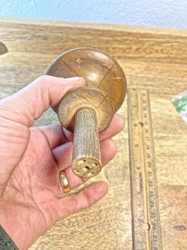Clock Finial 4 1/2 Inches Tall, 2 3/4 Inch Diameter, 9/16 Inch Shaft    (KD2085)