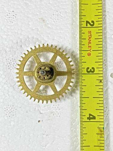 New Haven Clock Movement Time Side 4th Wheel (See Pics to ID Mvmt)  (KD1136)