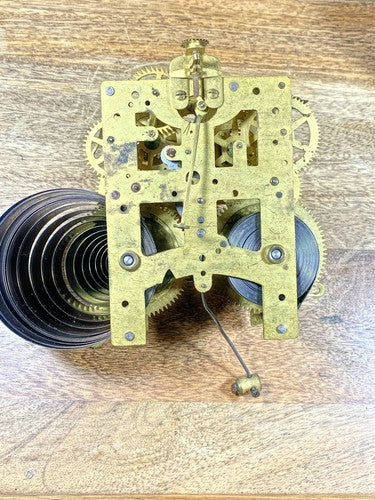 New Haven Clock Movement Pendulum Rod and Spring (See Pics To ID Mvmt) (K9897)