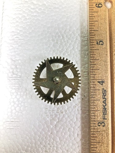 Made In Japan Clock Movement Strike Side 3rd Wheel (See Pics To ID Mvmt) (K8611)