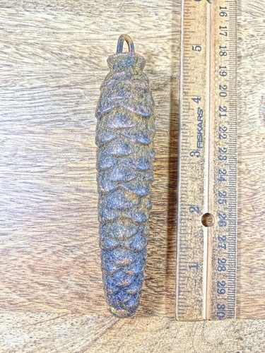 Cuckoo Clock Cast Iron Pine Cone Weight 276g, 4.7 Inches Long (WT037)