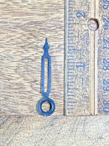Antique 1 1/2 Inch Long Clock Hour Hand  (Arbor Is 5.00mm Dia) (KD2302)