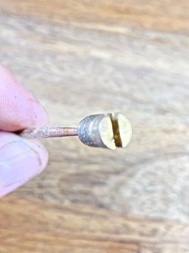 Clock Copper Chime Rod 6.45mm Diameter Threads x 6 5/8 Inches Long       (KD969)