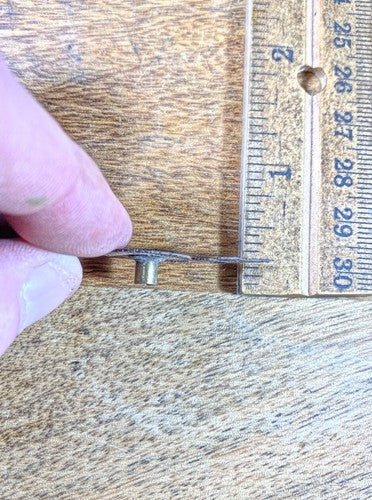 Antique Clock Hand 3 15/16 Inches Long (Tip Broken) (Arbor 2.06mm X 2.04)(KD590)