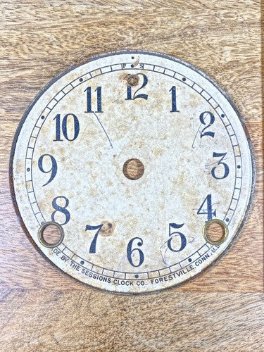 Sessions Clock Movement Dial Pan     (K9984)