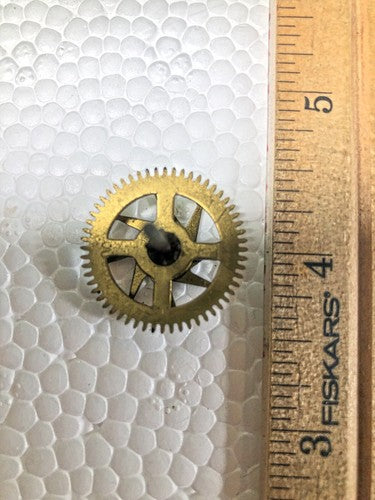 Heirloom Clock Movement Strike Side 3rd Wheel (See Pics To ID Mvmt) (K8915)