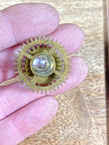 Seth Thomas Clock Movement (No. 44 ?/ See Pics) Hands Post (KD879)