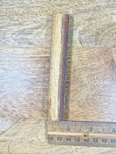 Old Junghans Wooden Clock Column, 4 11/16 long (Note The Worm Holes) (KD926)