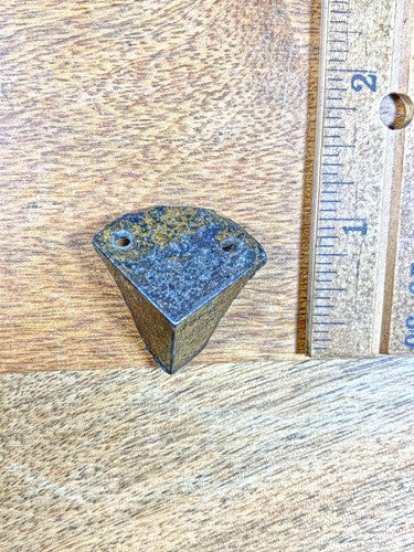 Old Mantel Clock Back Foot     (K9902)