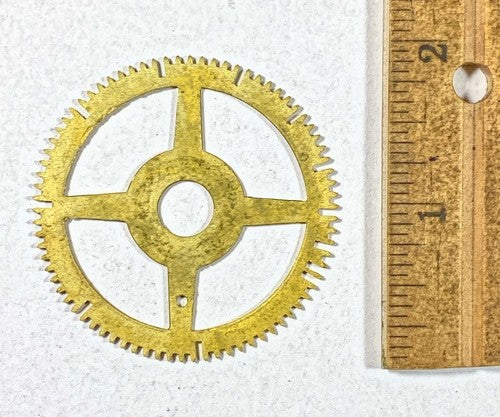 Antique Clock Movement Count Wheel  (48.58mm Dia, 8.78mm Inner Dia) (KD239)