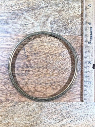 Vintage Clock Dial Trim Ring 3.53 Inch Outer Diameter 3.10 Inner Dia. (K9393)