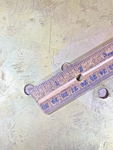 Old Brass Clock Dial Pan 9 7/8 Inches Wide X 9 7/8 Inches Tall  (LL5242)