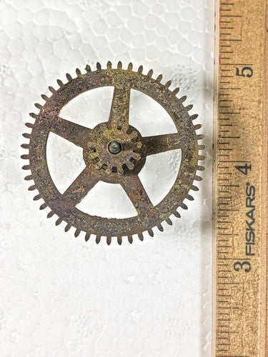 EN Welch Clock Movement Strike Side 2nd Wheel (See Pics To ID Mvmt)     (K9289)