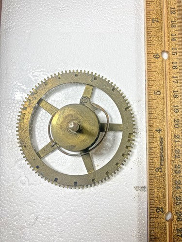 JC Brown Clock Movement (8Day) Strike Side Main Wheel (KD1444)