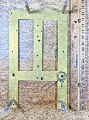 Unbranded 30 Hour Clock Movement Back Plate (Pivots Look Good) (KD512)