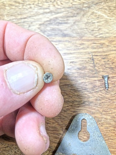 Vintage Metal Clock Hanger Bracket           (K8930)