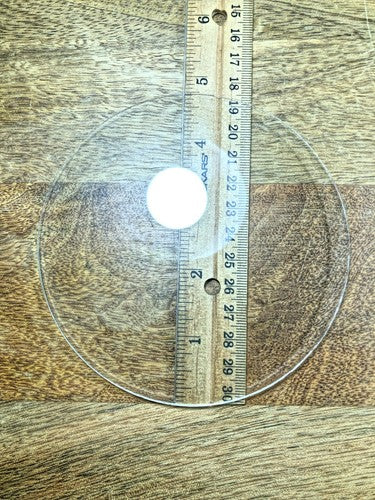 4.67 Inch Or 118.76MM Diameter Flat Clock Glass  (K8062)