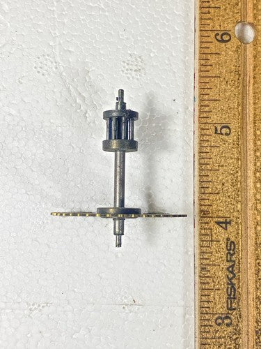 Old Sessions Clock Movement Time Side 3rd Wheel (See Pics To ID Mvmt) (KD1639)