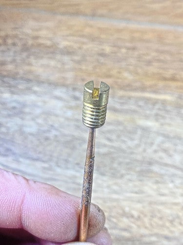 Clock Copper Chime Rod 5.9mm Diameter Threads x 5 11/16 Inches Long (KD1339)