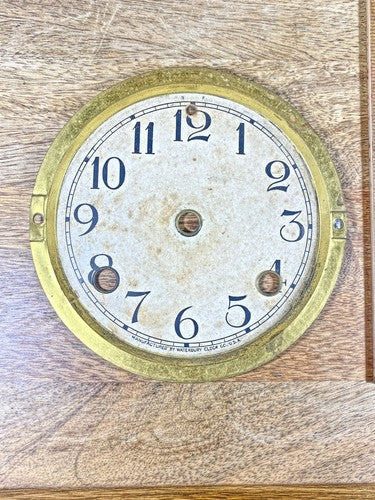 Old Waterbury 8 Day Clock Movement Dial Pan (K9981)