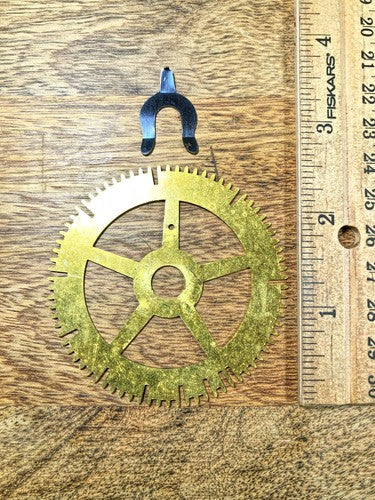 Old Sessions Clock Movement Count Wheel   (K8296)