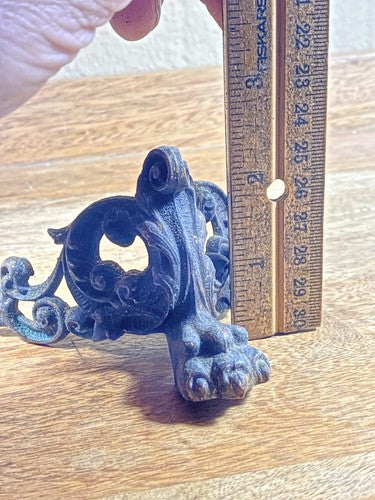 Large Old Unique Clock Claw Foot     (KD893)