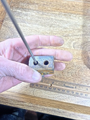 Vintage 1 Rod Clock Chime Bar 9 3/8 Inches Long     (LL5245)