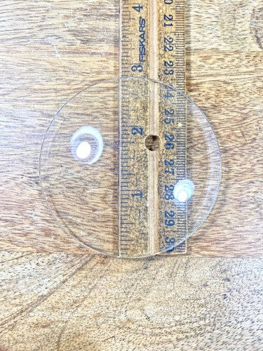 2.79 Inch Diameter Convex Clock Glass  (KD1824)