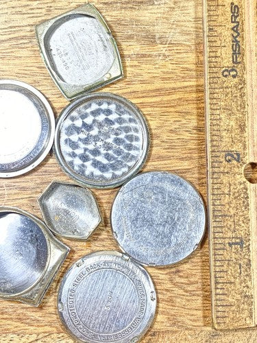 Assorted Lot Of Old Watch Case Parts (Lot Of 10) (KD1765)