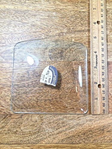 Unique Arch Convex Clock Glass 4 3/4 X 4 3/4 Inches  (K8668)