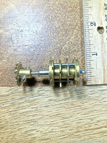 Urgos UW6 Series Clock Movement Chime Drum (See Pics To ID Mvmt)    (K8105)