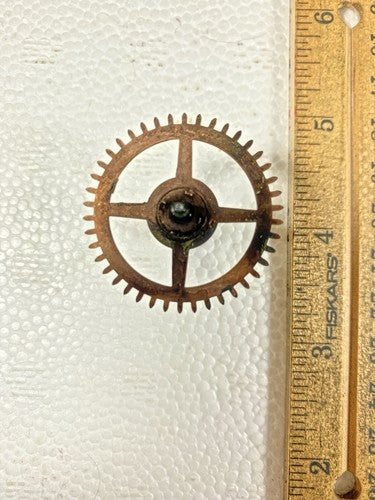 Ingraham (Stamped Oct 78 / Nov 79) Clock Movement Time Side 3rd Wheel (K9773)