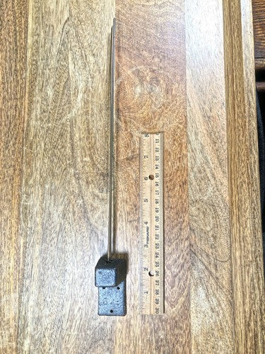 Old 2 Rod Clock Chimes Bar, 13 1/2 Inches Long (LL5186)