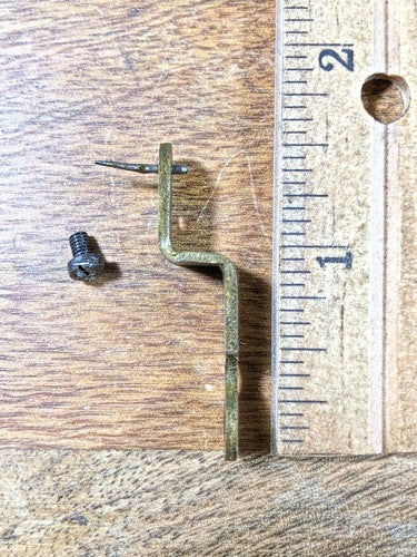 Old Baden Clock Movement Escape Wheel Pivot Plate (See Pics To ID Mvmt) (K8800)