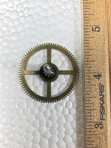 Kienzle Clock Movement Time Side 2nd Wheel (See Pics To ID Mvmt) (K8887)