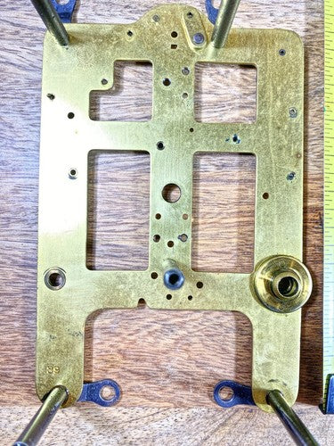 Seth Thomas 89 Clock Movement Front Plate (Pivots Look Good)   (KD1198)